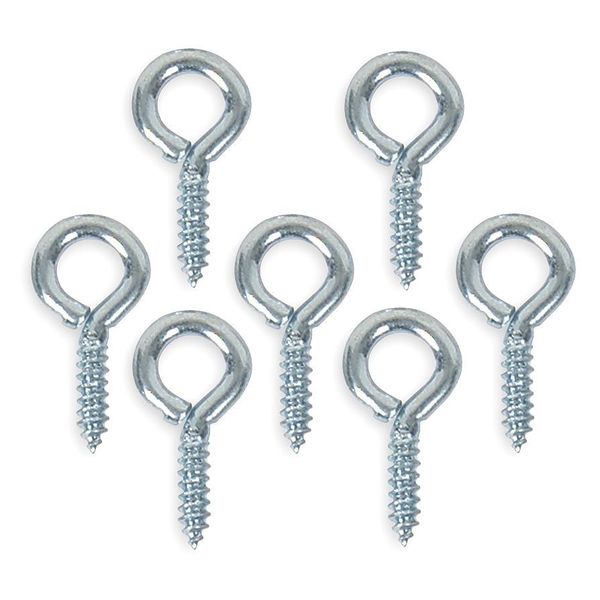 Eye Bolt 1/16",  5/32 in ID,  Steel,  Zinc Plated,  20 PK