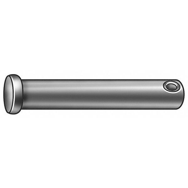 Clevis Pin, Std, 1018, Zinc, 1 In x4 In L