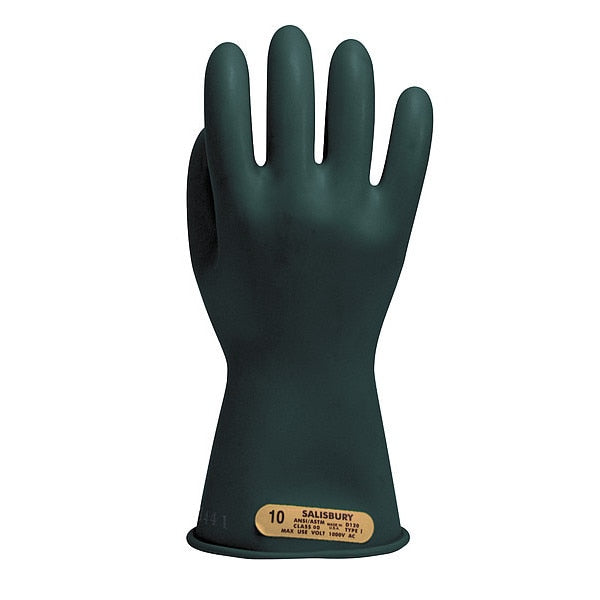 Electrical Gloves, Class 00, Black, Sz 9, PR