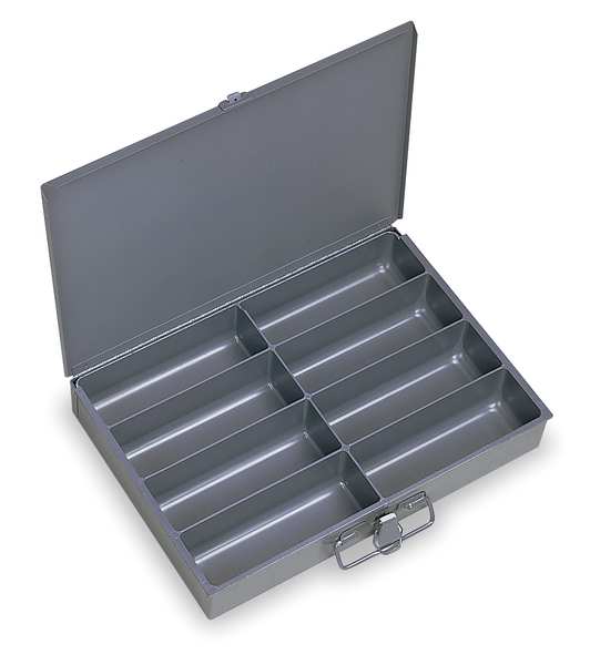 Compartment Drawer with 8 compartments,  Steel,  13-1/8 in W