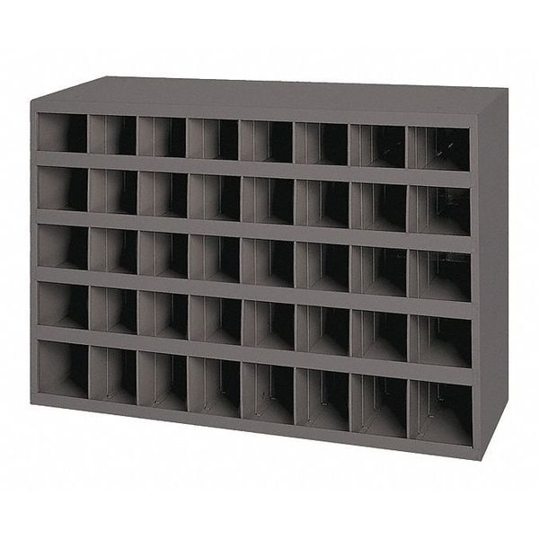 Pigeonhole Bin Unit,  40 Compartments,  8 1/2 in D x 22 1/4 in H x 33 3/4 in W