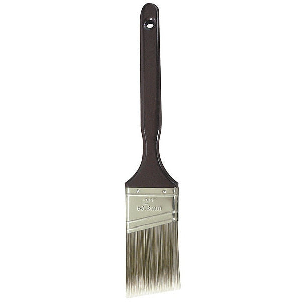 2" Angle Sash Paint Brush,  Polyester Bristle,  Plastic Handle