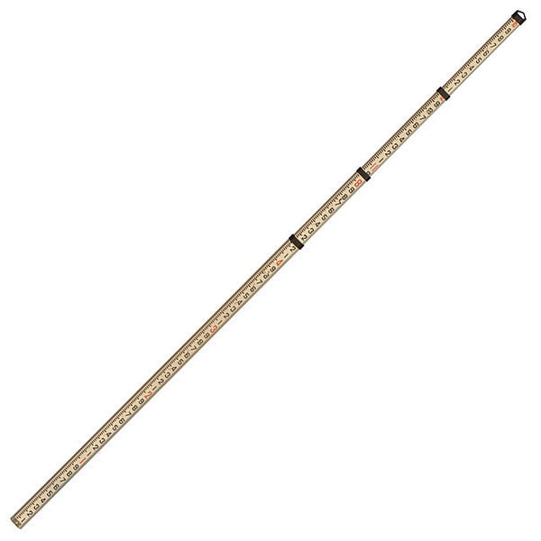 Leveling Rod w/Bag, Aluminum, 16 Ft