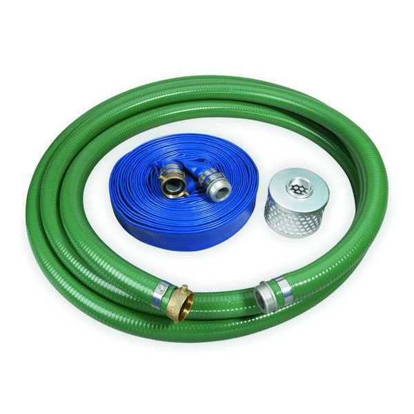 Pump Hose Kit, 2 In ID, Includes Strainer