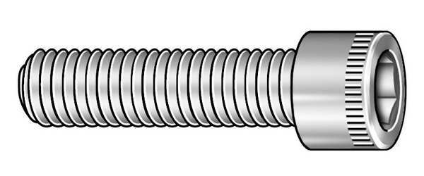M16-2.00 Socket Head Cap Screw,  Black Oxide Steel,  60 mm L,  25 PK