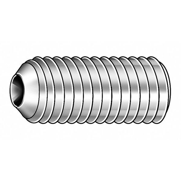 Socket Set Screw, Cup, 1/4-20x3/4, PK100