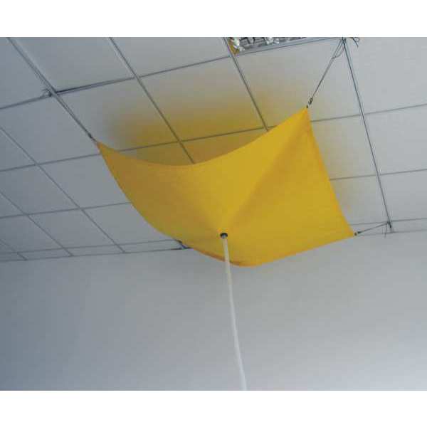 Roof Leak Diverter,  2-1/2 ft.,  Yellow