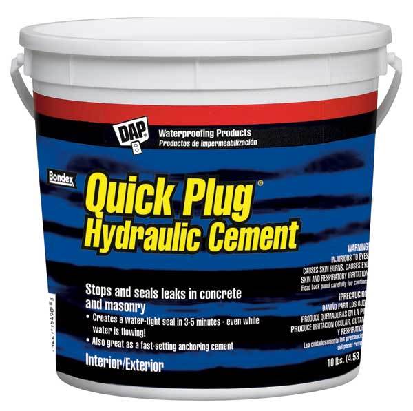 10 lb. Gray Quick Plug Hydraulic Cement