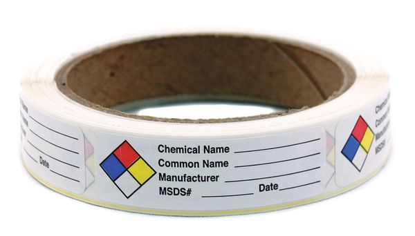 HMIG Label, 3/4"H, 2-1/2"W, PK250