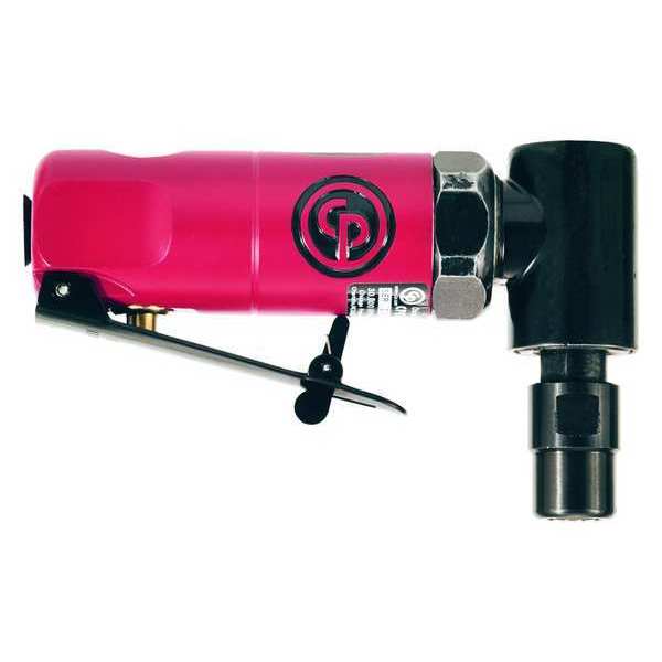 Right Angle Die Grinder,  1/4 in NPT Female Air Inlet,  1/4 in Collet,  Medium Duty,  22, 500 RPM