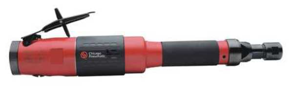 Extended Die Grinder,  3/8 in NPT Female Air Inlet,  1/4 in Collet,  Heavy Duty,  18, 000 RPM,  1.0 hp