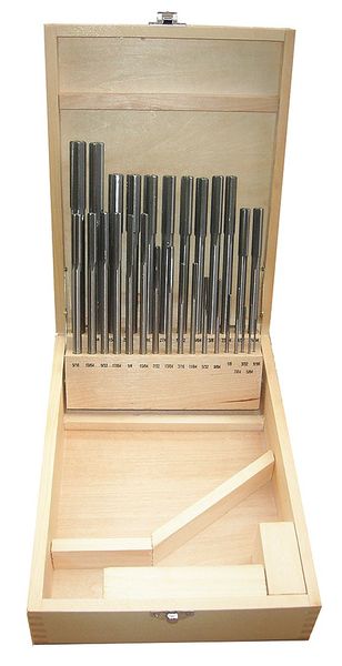 Chucking Reamer Sets, 1/16In- 1/2In, 29pc
