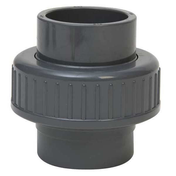 PVC Union,  Socket x Socket,  1-1/2 in Pipe Size