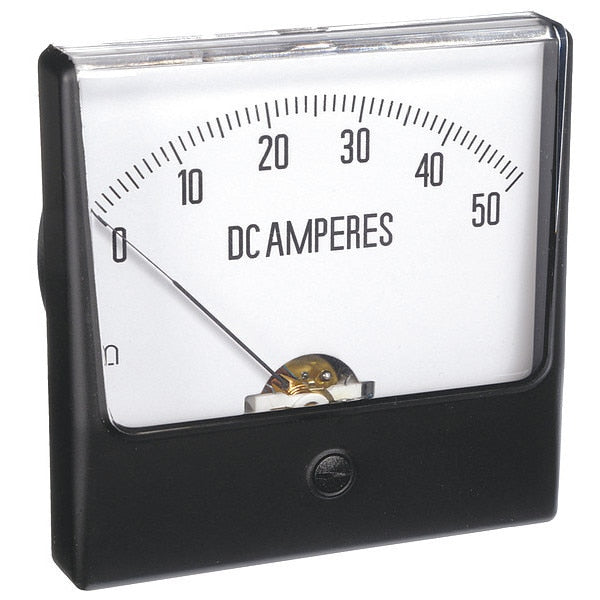 Analog Panel Meter, DC Current, 0-100 DC A