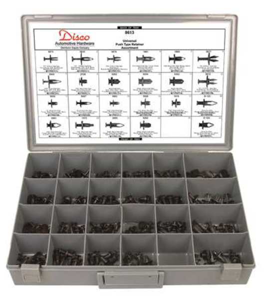Universal Shield Retainer Asst, 204 Pc