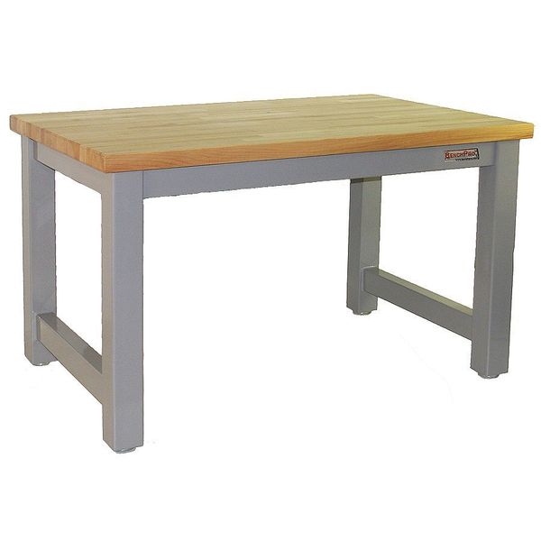 Workbenches,  Butcher Block,  48" W,  30" Height,  20, 000 lb.,  Straight