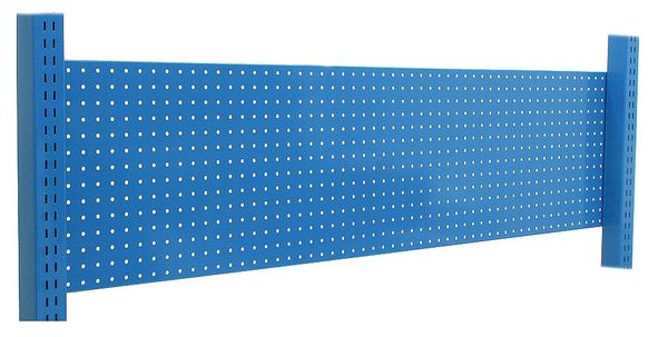 Pegboard Backwall, 60 W x 2 D x 14 H, Blue