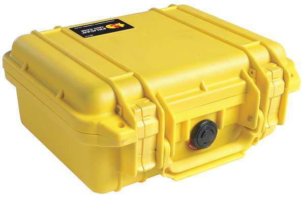 Yellow Protective Case,  10.62"L x 9.68"W x 4.87"D