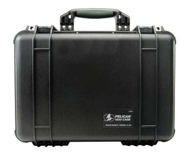 Black Protective Case,  18-1/2"L x 14.06"W x 6.93"D