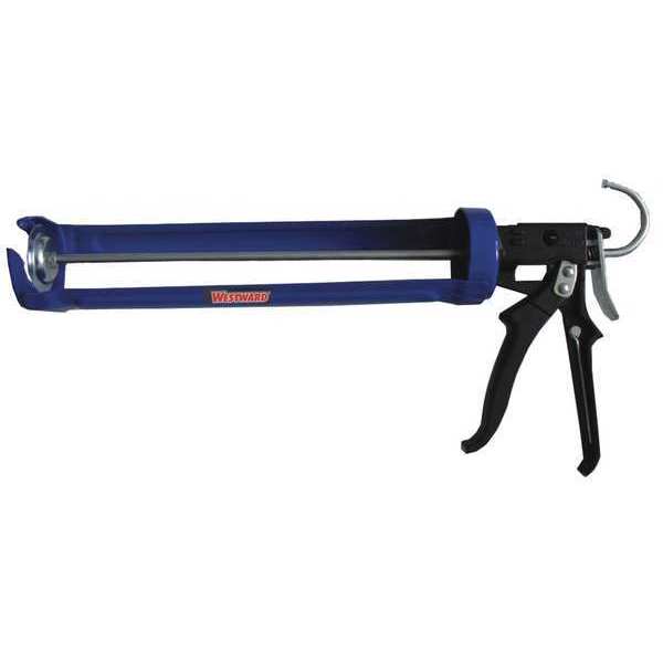 Caulk Gun,  Black/Blue,  Steel,  29 oz