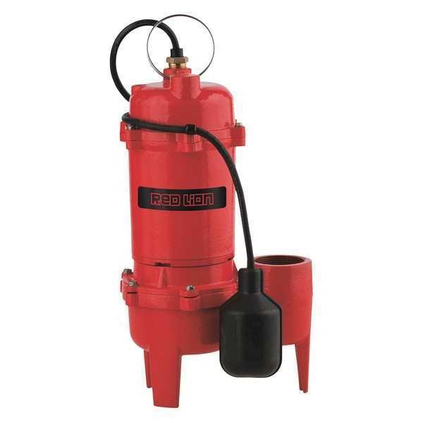 Sewage Pump, 1/2 HP, Cast Iron