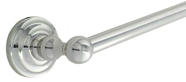 Towel Bar, Polished Chrome, Brentwood, 18In