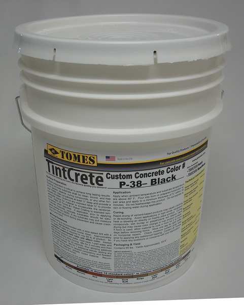 65 lb. Concrete Mix,  Hard Finish,  Black,  Portland Cement Base