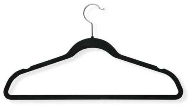 Suit Hanger, Black, PK50