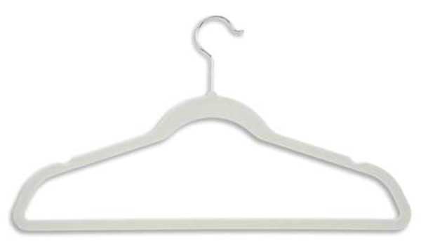 Suit Hanger, Ivory, PK50