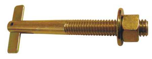 Screw Anchor,  3-1/4" L,  Carbon Steel