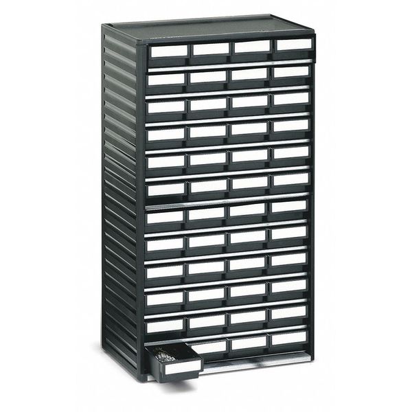 Small Parts Drawer Unit with 48 Drawers,  Polypropylene,  Galvanised Steel,  Polystyrene,  310mm W x