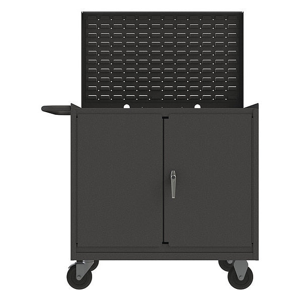 14 ga. Steel Mobile Cabinet with Louvered Panel 1400 lb. Capacity,  36"L x 25-15/16"W x 58"H