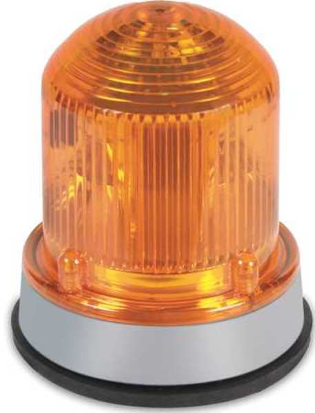 Warning Light, LED, 120VAC, Amber, 65 FPM