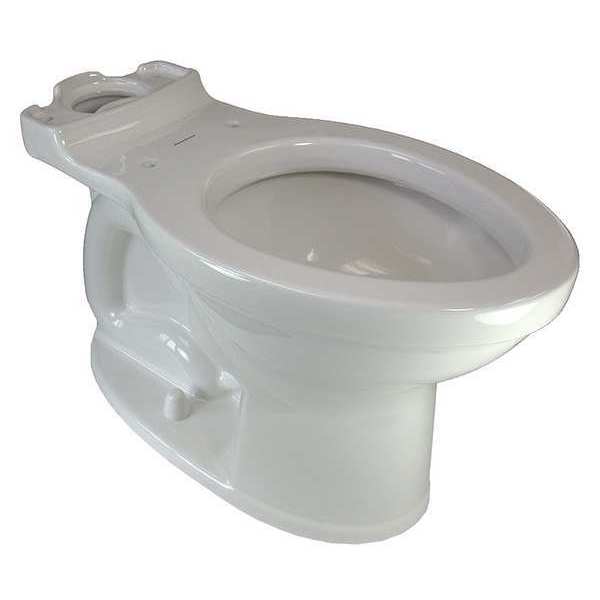 Toilet Bowl,  1.6 gpf,  Gravity Fed,  Floor Mount,  Elongated,  White