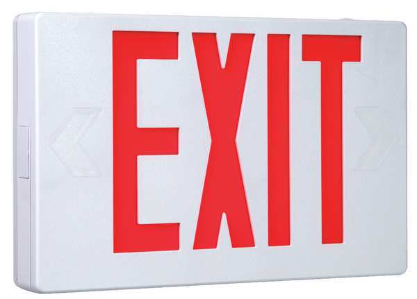Exit Sign, 3.0W, Red, 1 or 2 Faces