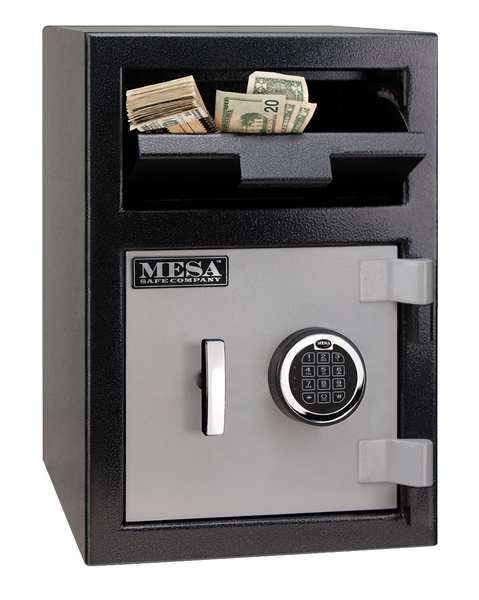 Depository Safe,  with Electronic 86 lb,  0.8 cu ft,  Steel