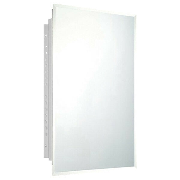 16" x 26" Residential Recessed Mounted Beveled Edge Medicine Cabinet