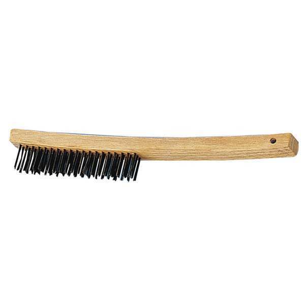 Wire Brush, Bent Handle, 3 x 19, PK12