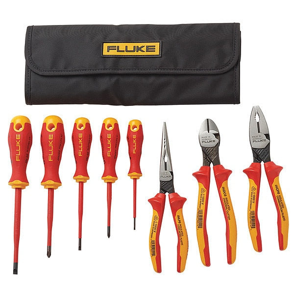 8pc. Insulated Plier/ Screwdriver Hand Tool Kit