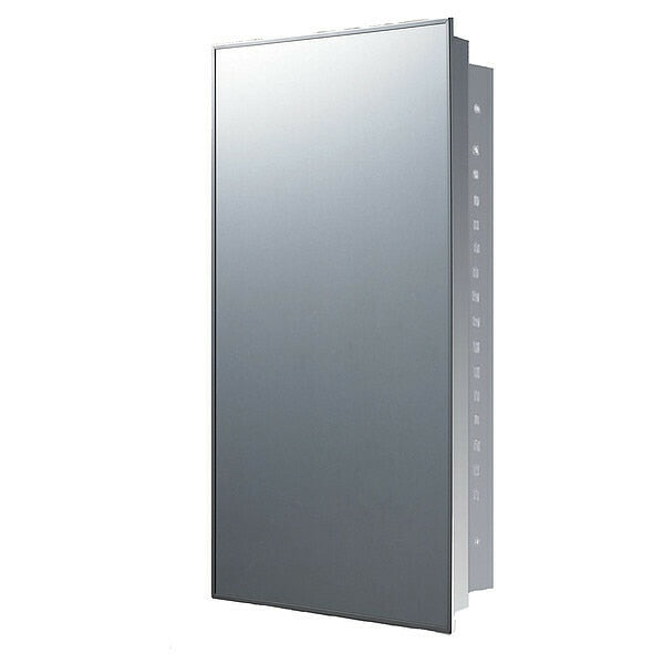 16" x 26" Stainless Steel Recessed Mounted SS Framed Medicine Cabinet