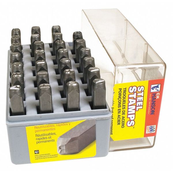 Letter Stamp Set, Heavy Duty, 1/2"