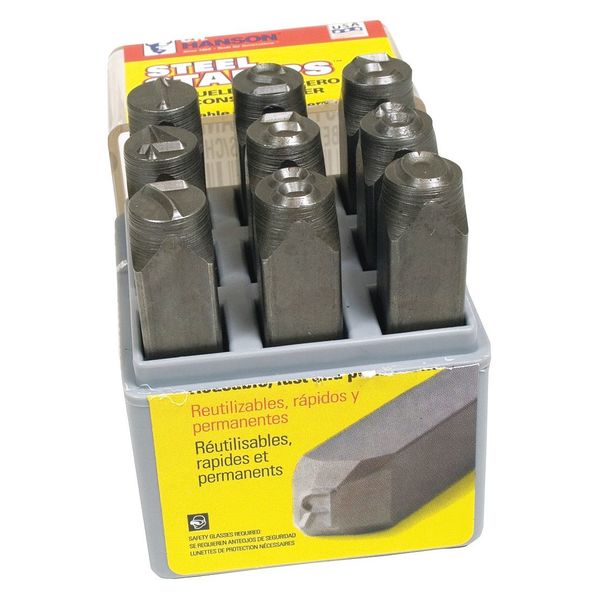 Number Stamp Set, Hvy Duty, 5/8"