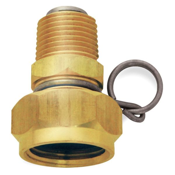 Swivel Hose Adapt, Brass, 1/2 MNPT, 2 In L