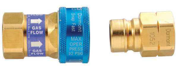 Disconnect Coupling, Thermal, Quick, 1 In