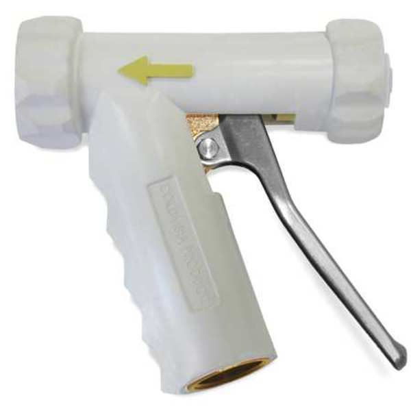 Pistol Grip Water Nozzle,  3/4" Female,  150 psi,  7 gpm,  White