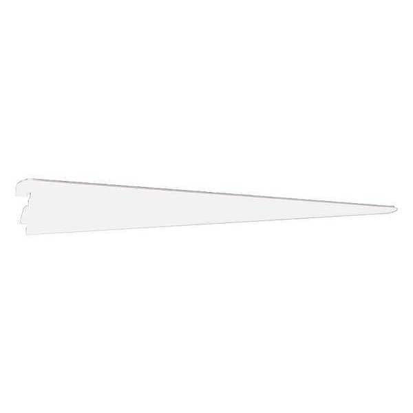 11 IN White Dual-Trak Shelf Bracket