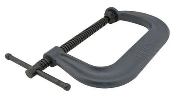 C-Clamp, 4-1/4", Steel, Reg. Duty, 6200 lb.