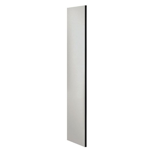 End Panel, Flat Top, 24" Wx72" H, Gray