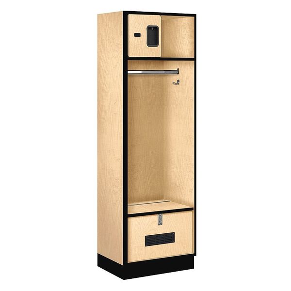 Open Access Locker, 24Wx76Hx18"D, Maple