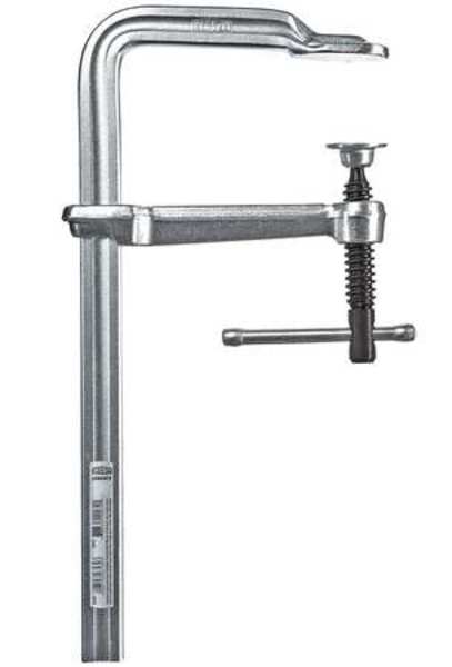 Bar Clamp,  Max Jaw Opening 12 in,  Throat Depth 5 1/2 in,  Steel Handle